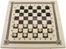 Шахматы-шашки 2в1 деревянные российские (40x40 см)