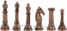 Фигуры металлические подарочные шахматные большие