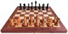 Турнирные шахматы  БАТАЛИЯ № 5 cо складной доской 37 см (красное дерево)