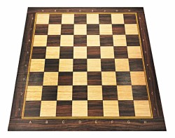  Цельная шахматная доска ОРЕХ 50 см