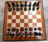 Фигуры шахматные металлические СТАУНТОН № 9 с доской-ларцом ВЕНГЕ