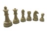 Фигуры шахматные Стаунтон - 8 ABS-пластик 