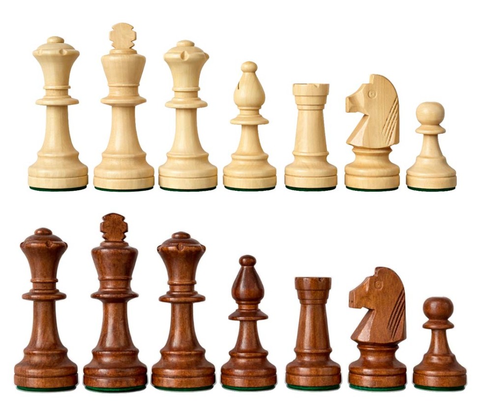 Шахматные фигуры деревянные Стаунтон 5 (Модерн) арт. WG-WP35H