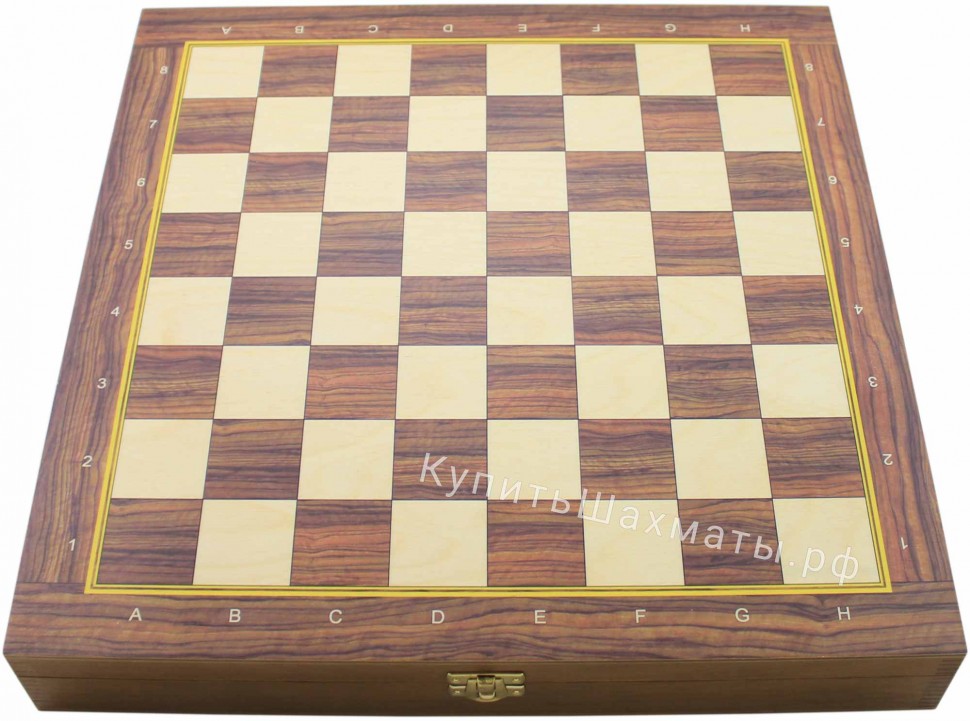 Доска-ларец шахматный БАТАЛИЯ 37 см (WOODGAMES)