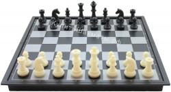 Шахматы магнитные пластиковые с доской 25 см (арт.3810-В)