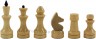 Фигуры шахматные ОБИХОДНЫЕ лакированные