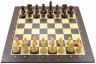 Доска шахматная цельная ВЕНГЕ 50 см (WOODGAMES) 