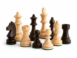 Фигуры деревянные шахматные "Стаунтон №7" с утяжелителем (Madon, Польша)