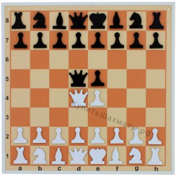 Демонстрационные цельные шахматы малые (62x62 см)