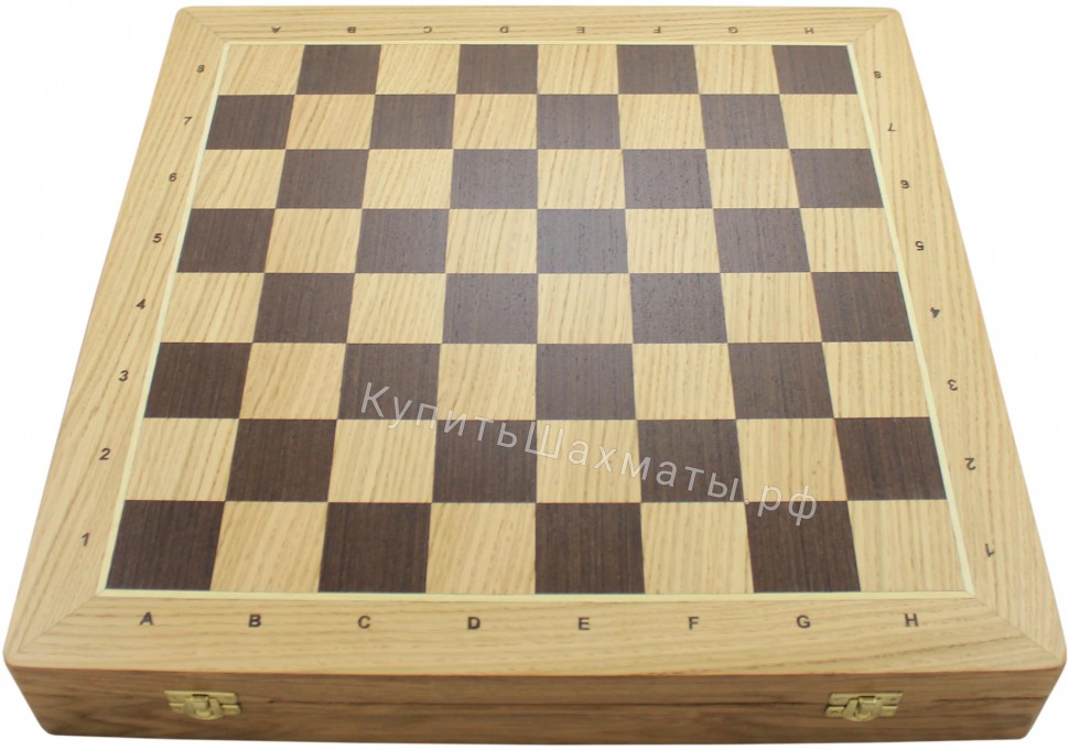 Доска-ларец шахматный МОДЕРН дуб 45 см