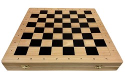 Доска-ларец цельная  деревянная "Модерн" (45x45 см)