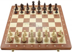 Шахматы турнирные СТАУНТОН № 5 (c утяжелителем) со складной деревянной доской (Польша)