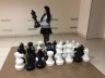 Гигантские  шахматные фигуры 61 см с доской (пластик) 3,3 метра