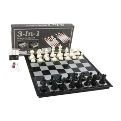 3 в 1 нарды-шахматы-шашки магнитные (32см) арт.48812