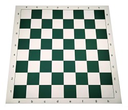 Доска шахматная виниловая Премиум 51 см. зелёная (арт. WG-QP01R)