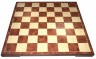 Шахматы и шашки магнитные ЛЮКС (под дерево) со складной доской 31 см