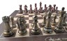 Шахматные фигуры Стаунтон №9 с доской профессиональной цельной DGT Judit Polgar Deluxe в картонной коробке