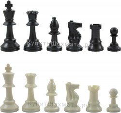 Фигуры шахматные пластиковые №4 (без утяжелителя) 