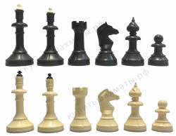 Фигуры шахматные пластиковые АЙВЕНГО (в картонной упаковке)