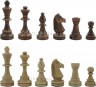Фигуры шахматные деревянные СТАУНТОН № 6 (с утяжелителем) в деревянном ларце (WEGIEL)