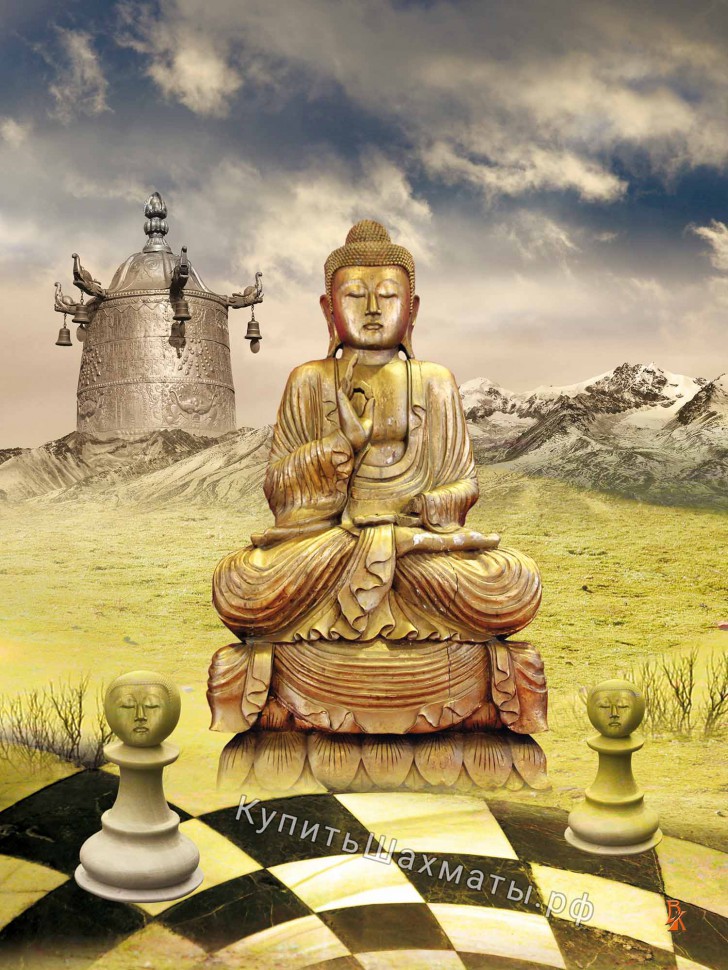 Постер "Буддийские шахматы"