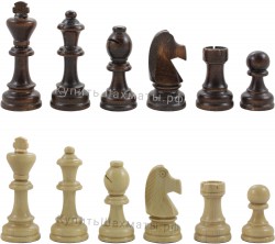 Фигуры деревянные шахматные "Стаунтон №8" с утяжелителем (Madon)