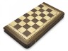 Шахматные фигуры "Supreme" cо складной деревянной доской Премиум Элегант из массива ореха 50см 