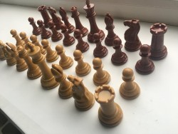 Шахматные фигуры из композита Стаунтон № 10 (арт.DCP04WG)